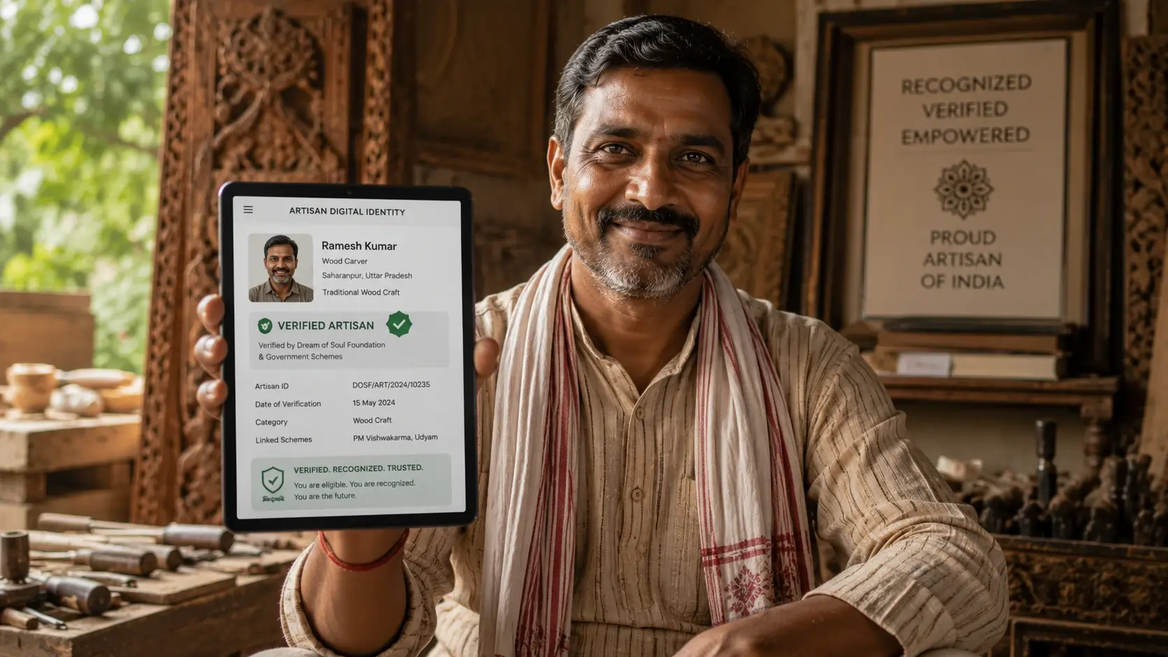 Artisan Onboarding — verified digital identity for artisans