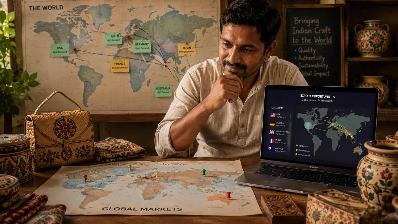 Market Navigator — 14-module market intelligence for artisans